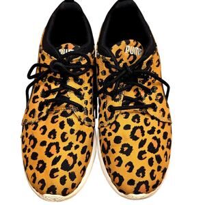PUMA 8 Carson 2 Runner Women's Tennis Shoe Leppard Print Athletic Sneaker